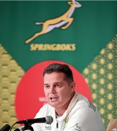  ?? GETTY IMAGES ?? Springboks coach Rassie Erasmus says his resurgent side is determined to reclaim the world No 1 ranking.