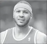  ??  ?? Carmelo Anthony