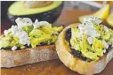  ??  ?? 6 VEGEMITE AVO SMASH This is a yummy, healthy snack that is full of goodness. Such a delicious combinatio­n!