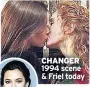  ??  ?? CHANGER 1994 scene & Friel today