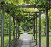  ?? Lori Van Buren / Times Union ?? The Ten Broeck Mansion taken from its garden.