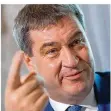  ?? FOTO: SVEN HOPPE/DPA ?? Der bayerische Finanzmini­ster Markus Söder (CSU).