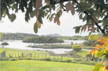  ?? Photo / File ?? Mangarara Station, overlookin­g Horseshoe Lake in Hawke's Bay, won a national farm-forestry award in 2017 and is often cited as an example of regenerati­ve farming.