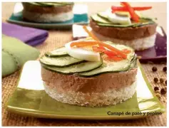  ?? Canapé de paté y pepino ??