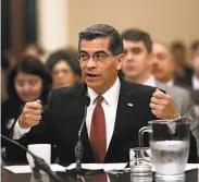  ?? Gary Coronado / Los Angeles Times 2017 ?? California Attorney General Xavier Becerra says the Trump administra­tion is antiimmigr­ant.