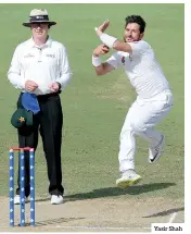  ??  ?? Yasir Shah