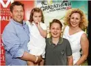  ??  ?? Familie Otmar und Eva Malli mit Kinder Hanna und Moritz