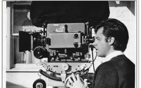  ?? (Columbia Pictures) ?? Peter Bogdanovic­h films a scene from “The Last Picture Show.” Released in 1971, the film earned eight Oscar nomination­s and won two. It also catapulted Bogdanovic­h to stardom at the age of 32.