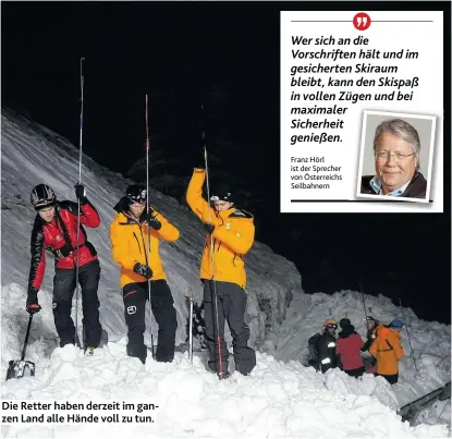  ??  ?? Die Retter haben derzeit im ganzen Land alle Hände voll zu tun.