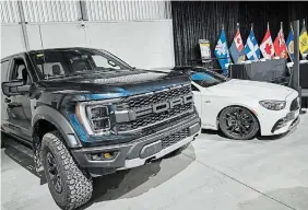  ?? GRAHAM HUGHES THE CANADIAN PRESS FILE PHOTO ?? So far this year, the Canada Border Services Agency has seized 300 stolen vehicles from Toronto-area rail yards, and in 2023 it recovered 1,200 stolen vehicles at the Montreal port.