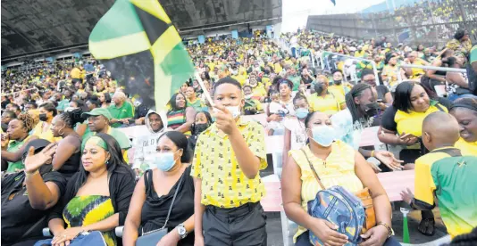  ?? FILE ?? A section of people at the National Stadium celebratin­g Jamaica’s Diamond Jubilee Grand Gala celebratio­ns.