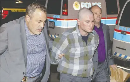  ?? Mike Drew ?? Robert Leeming, the U.K. man accused of second-degree murder in the deaths of a Calgary mother and her daughter, is expected to appear in a Calgary court again on May 21.