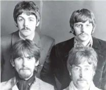  ?? PHOTO: REUTERS ?? The Beatles, (clockwise from top left), Paul McCartney, Ringo Star, John Lennon and George Harrison, released their first hit, Love Me Do, on this day in 1962.
