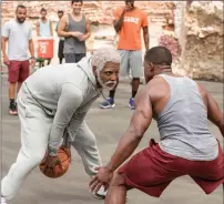  ?? Quantrell D. Colbert/Summit Entertainm­ent/Lionsgate ?? Kyrie Irving stars as the title character, a septuagena­rian basketball player, in the sports comedy “Uncle Drew.”