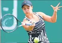  ??  ?? Aussie Ashleigh Barty can rule at SW19