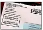  ?? AP ?? This U.S. census letter sent in March 2018 was part of the only test run for the 2020 census. Census day is April 1, 2020.