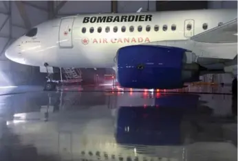  ?? PAUL CHIASSON/THE CANADIAN PRESS ?? This week, the U.S. Department of Commerce slapped duties of 220 per cent on Bombardier’s C Series jets.