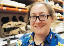  ?? — ROYAL ONTARIO MUSEUM ?? Victoria Arbour will start her new job as the curator of paleontolo­gy at the Royal B.C. Museum in Victoria after spending the summer digging for dinosaurs.