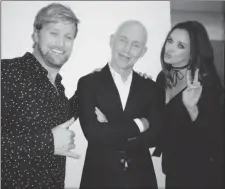  ??  ?? Kian Egan, Ray D’Arcy and Jodi Albert at the weekend.