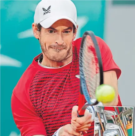  ??  ?? Andy Murray is considerin­g his options when he hangs up his racquet