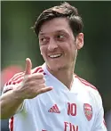  ??  ?? OZIL: Did not make the squad