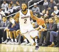  ?? Mitchell Layton / Getty Images ?? RJ Cole, seen here in 2018, transferre­d from Howard to UConn.