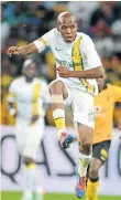  ??  ?? UNSUNG HERO: Lebohang ‘Cheeseboy’ Mokoena delivered when it mattered