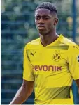  ??  ?? Ousmane Dembélé will mit aller Gewalt nach Barcelona wechseln.