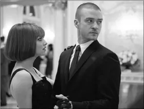  ?? Suplied: 20th Century Fox, file ?? Sylvia (Amanda Seyfried) and Will (Justin Timberlake) enjoy their first dance,
unaware that they will soon be propelled into an incredible race for time.