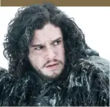  ?? ?? Kit Harington as Jon Snow in ‘Game of Thrones’