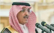  ??  ?? Saudi Arabia’s Finance Minister Mohammed al Jadaan