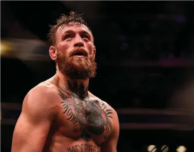  ??  ?? A new contestant: Conor McGregor’s plans to expand his brand are being challenged by a Dutch firm