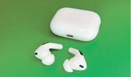  ?? DAVID CARNOY/CNET PHOTOS ?? The Apple AirPods Pro 2.