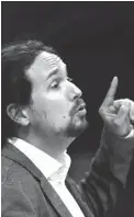  ??  ?? Pablo Iglesias in Aktion.