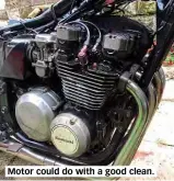  ??  ?? Motor could do with a good clean.