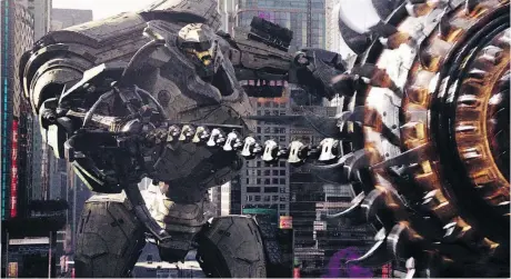  ??  ?? When monsters attack in Pacific Rim Uprising, they aren’t nearly as deadly as the lacklustre movie’s script.