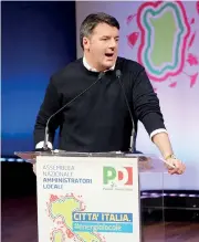  ??  ?? Leader democratic­o. Matteo Renzi guida il Pd dal 15 dicembre 2013