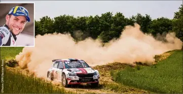  ?? ?? Sur les chemins du Rallye Castine Terre d’occitanie, les 7 et 8 mai, Mathieu Franceschi a vite largué ses rivaux.