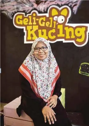  ??  ?? Faizulniza Puzi says the name of her store is inspired by those who are squeamish about cats.