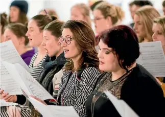  ?? PHOTO: MAARTEN HOLL/FAIRFAX NZ ?? Supertonic is performing Vanishing Voices, a concert sung in at-risk languages.