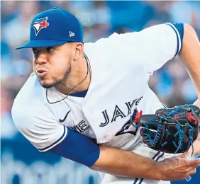  ?? JON BLACKER THE CANADIAN PRESS FILE PHOTO ?? Toronto Blue Jays starting pitcher Jose Berrios struggled in 2022.