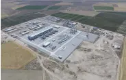  ??  ?? An aerial view of the Lake Tuz Natural Gas Storage Facility, central Aksaray province, Turkey.
