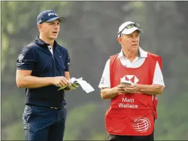  ?? ANDREW REDINGTON / GETTY IMAGES ?? “I had in my head the idea that a caddie should be young . ... And that is completely the wrong thing for me. Coming out on tour, you need knowledge and history. The caddie needs to know every course we play like the back of his hand,” says Matt Wallace about 66-year-old caddie Dave McNeilly.