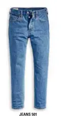  ??  ?? JEANS 501 Levi’s, 1,290 pesos C.C. Parque Delta