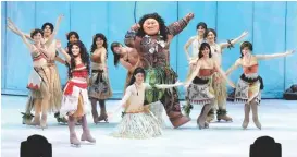  ??  ?? Moana es uno de los números en los que participa.