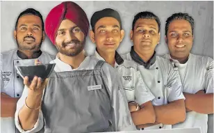  ??  ?? The five chefs who will participat­e in the Ultimate Chef Cook Off at The Westin Denarau Island Resort and Spa on April 23, are from left: Rakesh Kumar, Onkar Singh, Akshay Kumar, Monish Chand and Vineet Narayan.