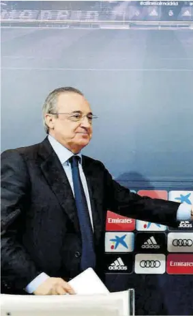  ??  ?? Florentino tiene mucho respeto por la figura de Zidane pero el francés va a la suya y no apue esta por los jóvenes y por el proyecto de futuro