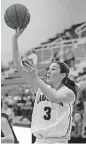  ?? [PHOTO BY SARAH
PHIPPS, THE OKLAHOMAN] ?? Westmoore junior guard Jessi Murcer committed to the Oklahoma women’s basketball program over the weekend.