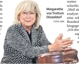  ?? FOTO: DPA ?? Margarethe von Trotta in Düsseldorf