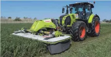  ?? FOTO: CLAAS ?? Der in Bad Saulgau produziert­e Max Cut Mähbalken kommt auch im neuen Frontmähwe­rk Disco Move zum Einsatz.